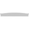 Ekena Millwork Eyebrow Architectural Grade PVC Pediment, 78"W x 10-1/2"H x 2-3/4"P PEDP078X105EYE00 - alternate 2